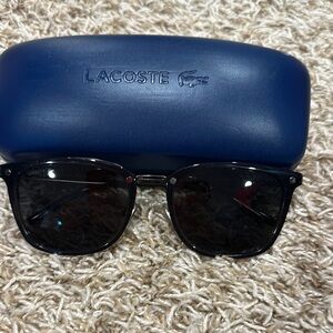 Lacoste Black Sunglasses with Case